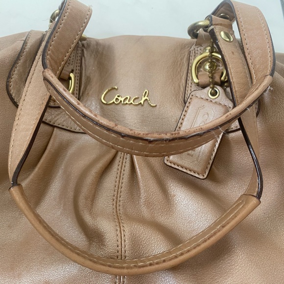 Coach Gold Handbag - Picture 3 of 8